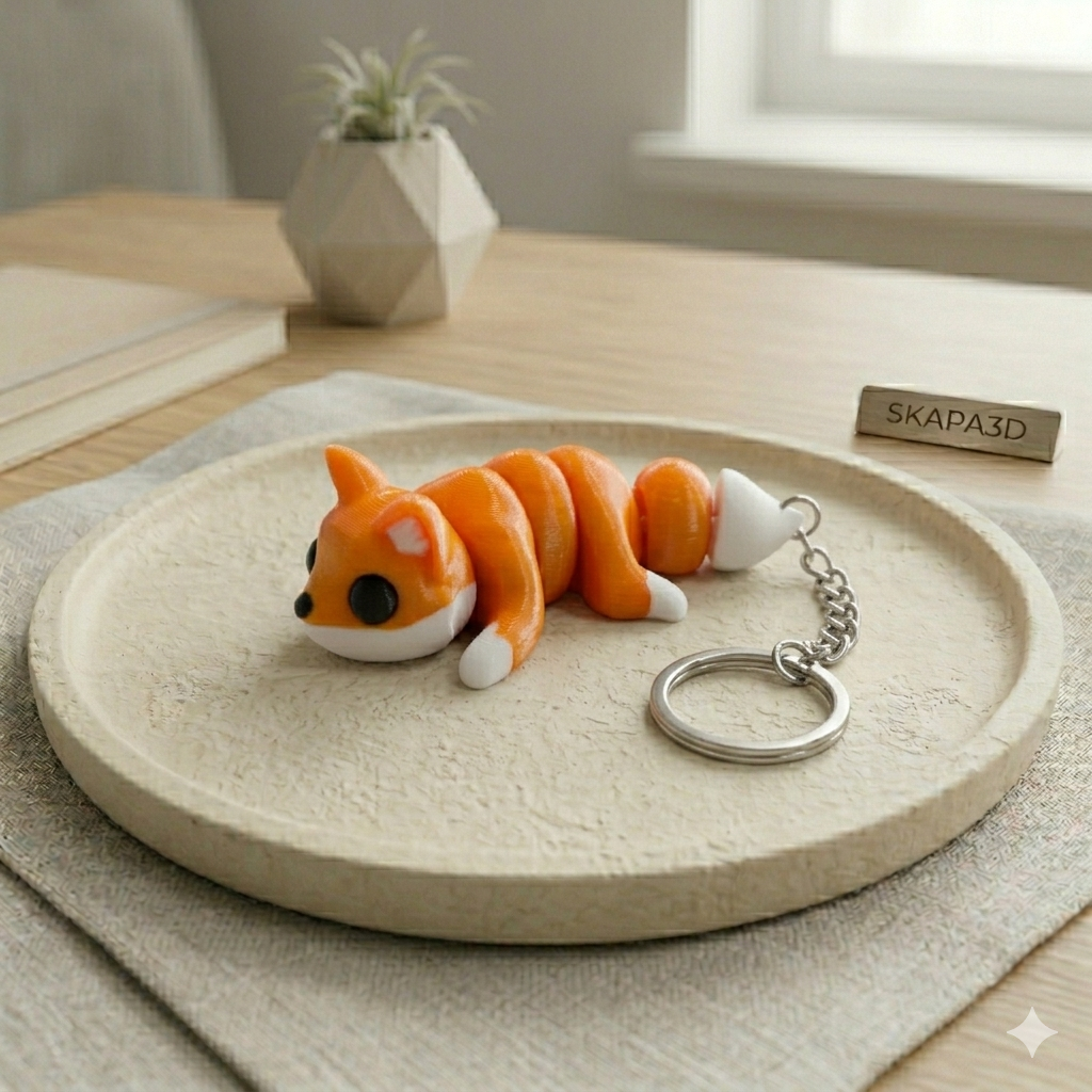 Llavero Articulado -Zorro